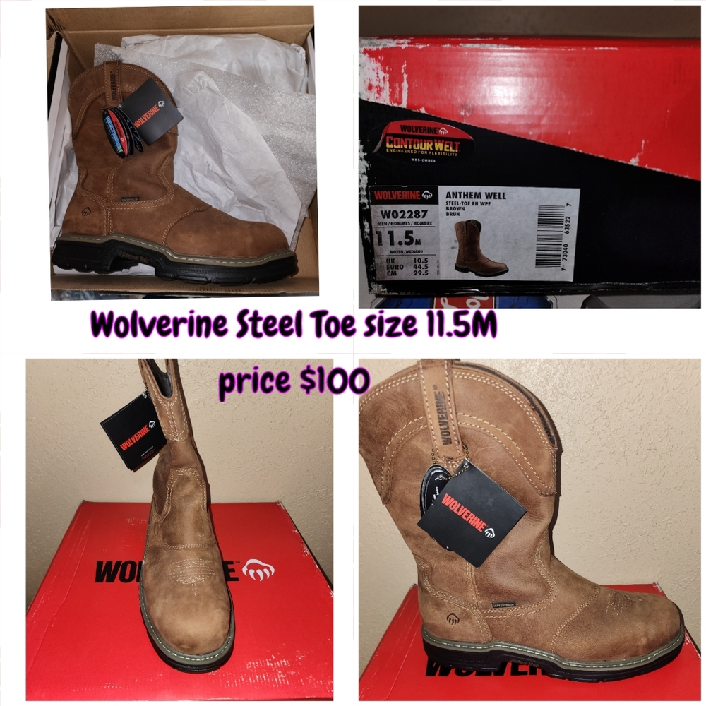 Wolverine Anthem Well work boots